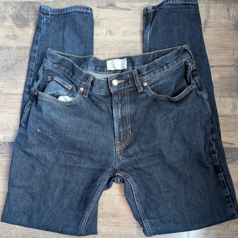 Everlane Organic Cotton Slim Fit Jeans - Dark Wash - 32x34
